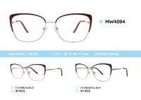 Metal women's frame for glasses MW4084