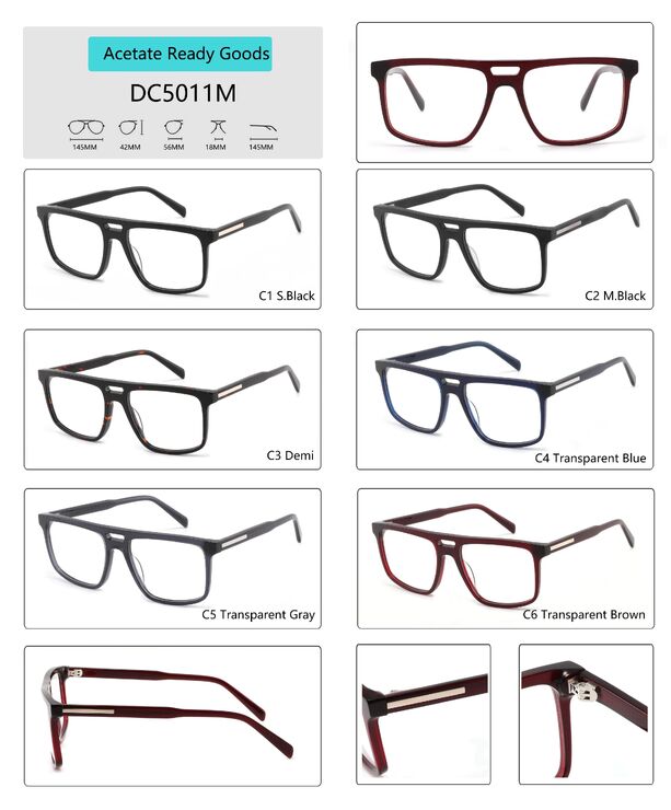 Plastic acetate frame Big City DC5011M