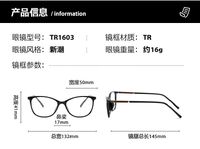 Combined TR90 + metal frame with anti-blue light protection lenses Elit TR1603-EL