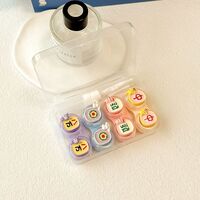 Soft contact lens kit with 4 containers WK-402四副5款