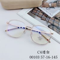 Hybrid frame, metal + TR90, with Blue Block coating SANTA 00103