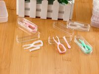 Set of 5 mini soft contact lens kits SC-2010剪刀夹5个装