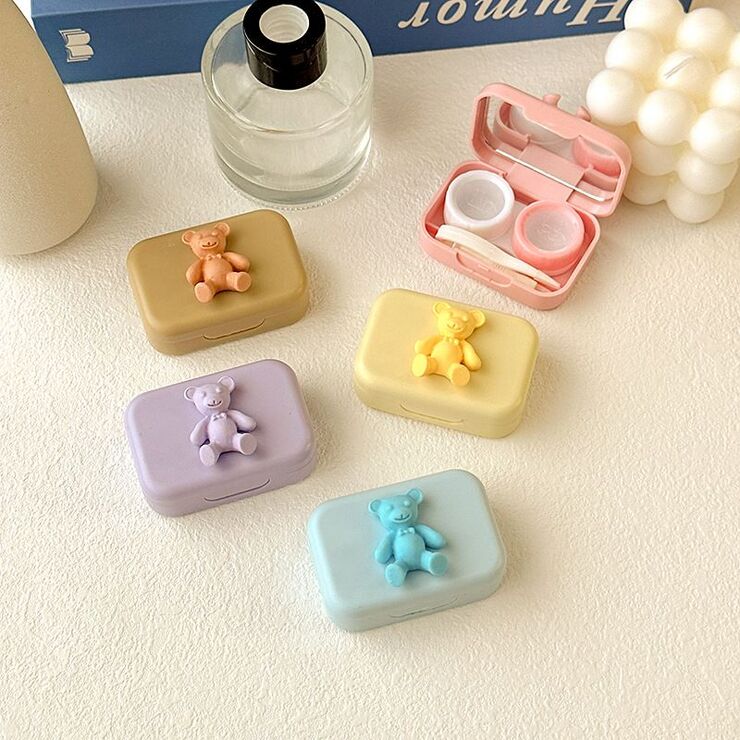 Мини-набор для мягких контактных линз  A118-37领结坐熊