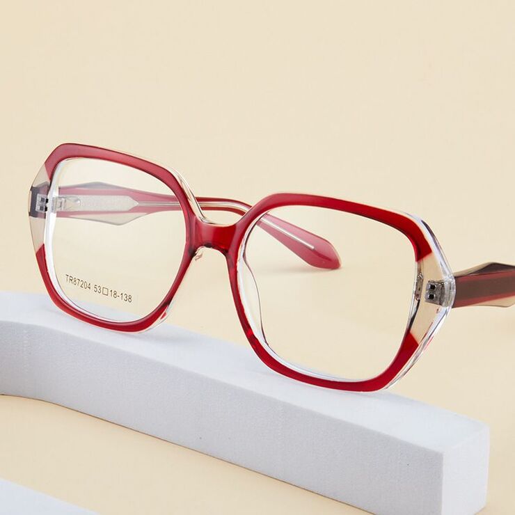 Оправа для очков пластиковая TR90 с защитой от синего света, с флексом FA87204