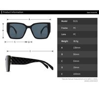 Plastic retro square sunglasses Elit 9131-EL