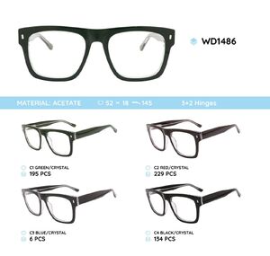 Plastic acetate eyeglasses frame for women WD1486