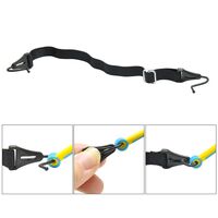 Шнурок-резинка - фиксатор для очков регулируемой длины, 23.2 см, крепление Ø2.5 мм