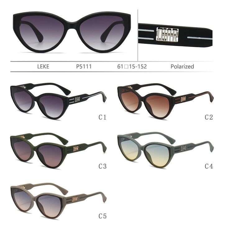 Polarized plastic sunglasses Leke P5111