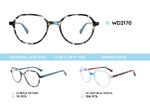 Plastic frames for glasses acetate material WD2170