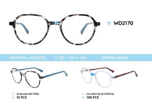 Plastic frames for glasses acetate material WD2170