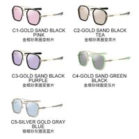 Очки пластиковые TR90 фотохромные с защитой от синего света 9734-GT