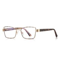 Metal + TR90 plastic Blue Blocker glasses frame for women with UV and blue light protection lenses More FCS3171