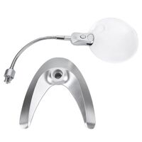 Tabletop magnifying glass with backlight S4B-8-XX, magnification: 2,5Х, 6Х