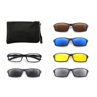 El Dorado frames with polarized sunshades set (clip-on) on magnet 2338 (5 pieces) 