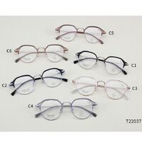 Оправа сверхлёгкая титановая + пластик с линзами с защитой от синего цвета TR90 MAMO T22037