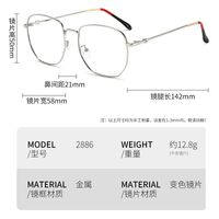 Photochromic glasses with blue light and UV protection 2886-GT