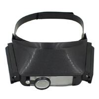Binocular magnifier with backlight 81007, magnification 1.5/3/6.5/8