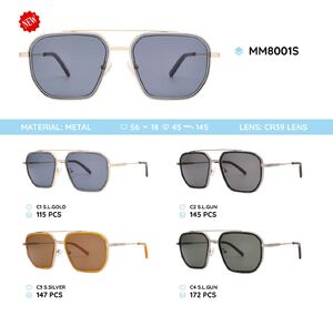 Metal frame polarized sunglasses MM8001S