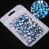 Набор страз с плоским дном для украшения оправ и очков, 39 цветов, PD0006