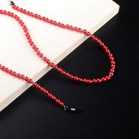 Металлическая нескользящая цепочка, с искусственным жемчугом, для очков и масок GL958