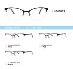 Оправа для очков металлическая женская полуободковая MW5009