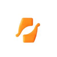 Стоппер - насадка на заушник, противоскользящий ушной крючок, 20*10 мм