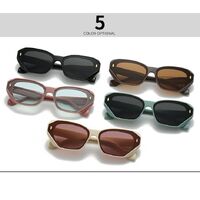 Пластиковые женские полигональные солнцезащитные очки Elit 1225-EL