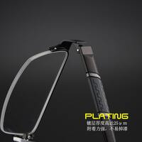 Очки металлические для чтения X961 полуободковые с заушниками из TR90, диоптрии от 0.50 до -6.00, не центрованные