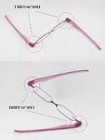 Очки складные вращающиеся металлические для чтения, диоптрии от +1.00 до +4.00, РМЦ=62-64