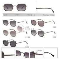 Polarized metal sunglasses for women Leke LK34056