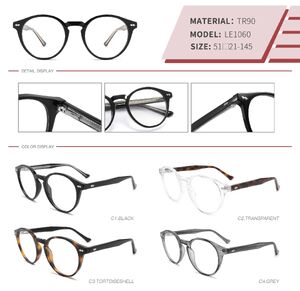 Plastic TR90 frame with spring hinges LE1060-DA