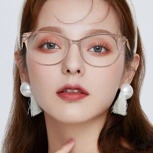 Plastic women's TR90 + metal frame for glasses with UV and Blue Ray Cut protection More LS243