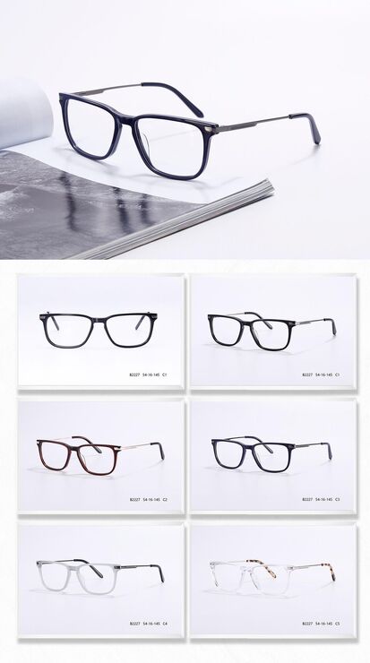 Оправа пластиковая из ацетата мужская с флексом B2227-DA