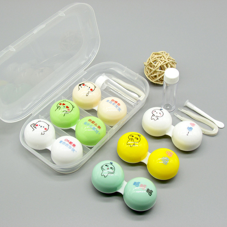 Mini set with contact lens cases XY307, 3pcs
