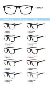 TR90 plastic eyeglasses frame for men FE10-21