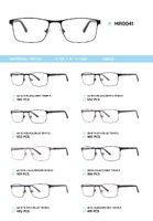 Металлическая оправа с дужками из материала TR-90 MR0041