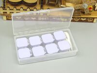Soft contact lens kit with 4 containers XF144按压四副装