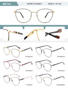 Metal frame for women with spring hinges SYJ60631-DA