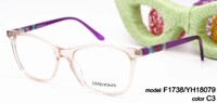 Plastic frames for glasses acetate material DIVERONA F1738-YH18079