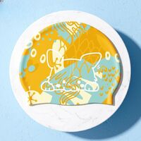 Очки для плавания детские (3-12 лет) водонепроницаемые с защитой от запотевания, с шапочкой, 240-YU