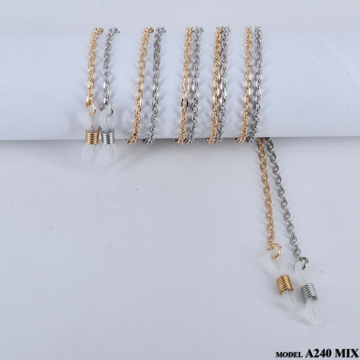 Цепочка для очков металлическая A-240
