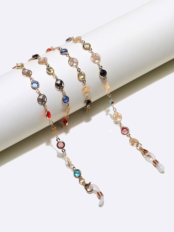 Модная цепочка для очков с жемчугом GL1274