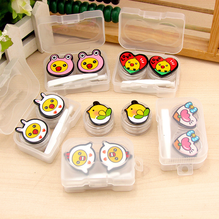 Mini set for a soft contact lens (Kits for contact lenses) XF6Cartoon