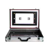 Portable auto chart projector 21.5'' with compartment for trial lens set