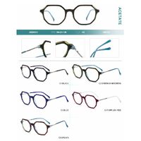 Combined frames for glasses, acetate + metal  Big City JB28605
