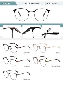 Metal frame for men with spring hinges SYJ60839-DA