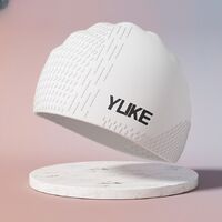 Шапочка для плавания силиконовая водонепроницаемая взрослая 021-YU