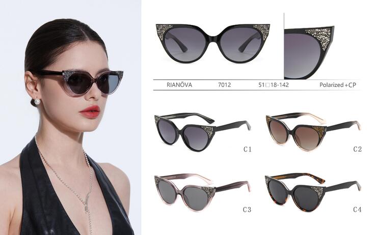 Polarized plastic sunglasses Rianova R7012