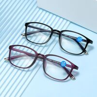 Plastic eyeglasses for reading Blue ray cut, diopters from 0.00 to +4.00, PD62-64 KY8011-7