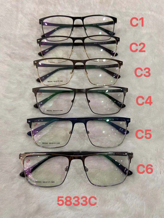 Metal frame for glasses for men 5833C